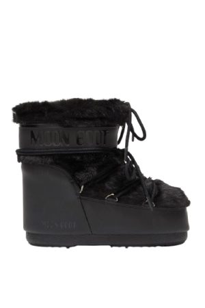 Moon Boot - Mb Icon Low Faux Fur - N001 Black