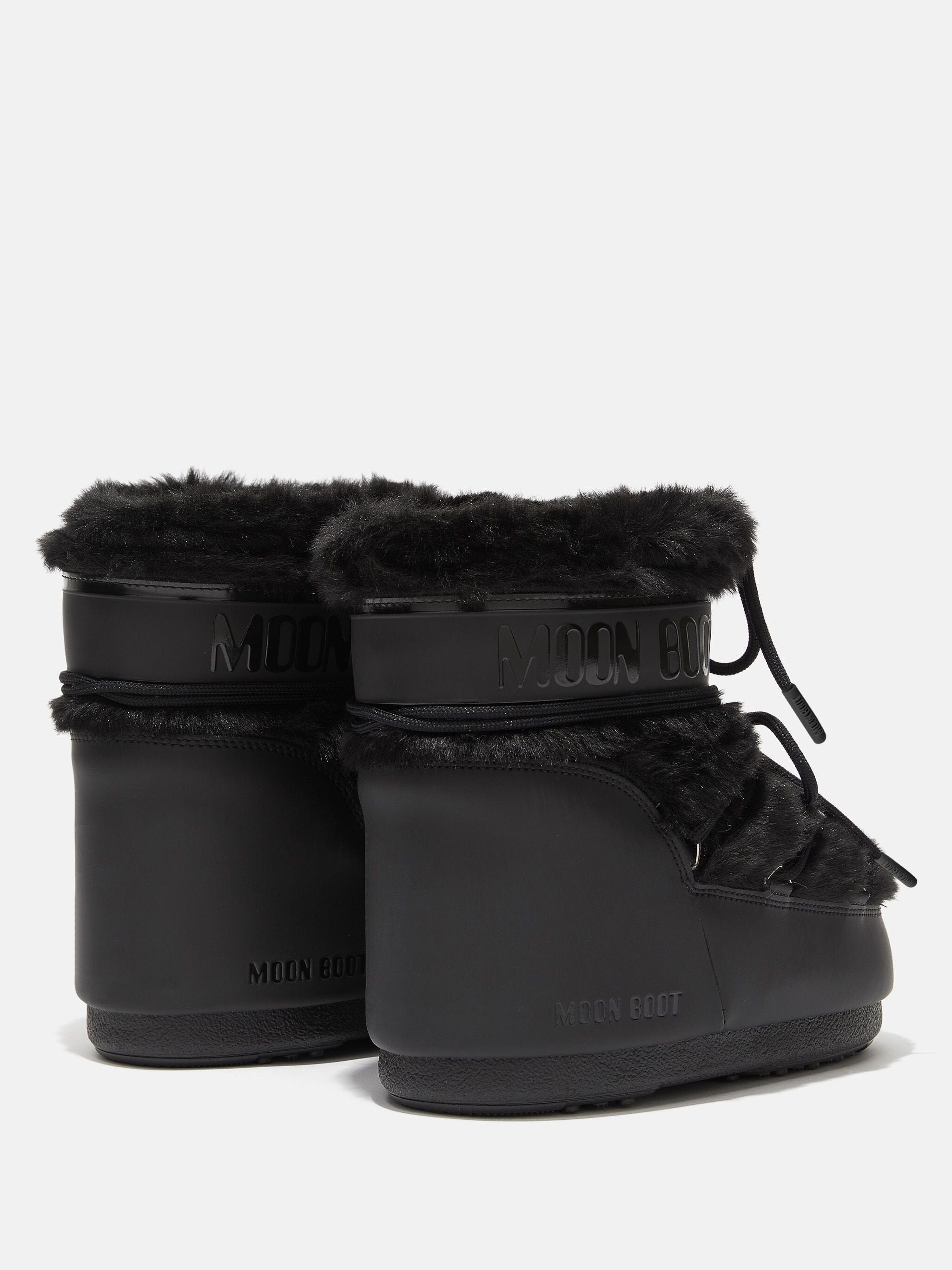 Moon Boot - Mb Icon Low Faux Fur - N001 Black