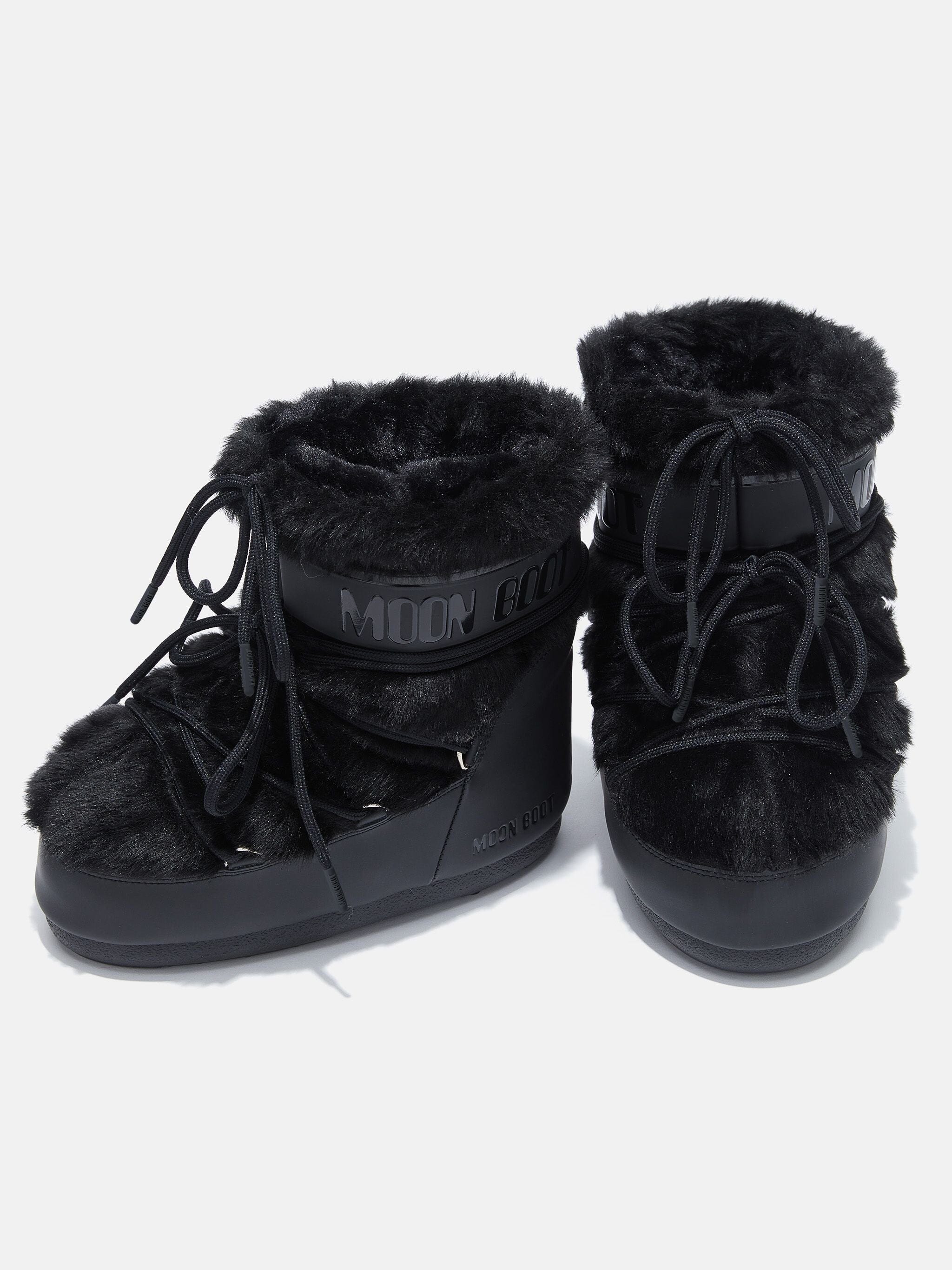 Moon Boot - Mb Icon Low Faux Fur - N001 Black