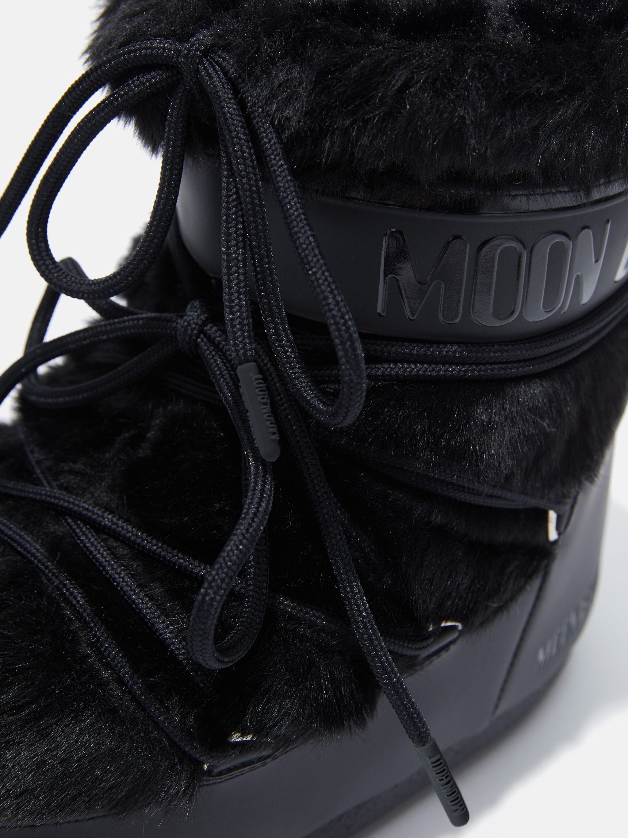 Moon Boot - Mb Icon Low Faux Fur - N001 Black