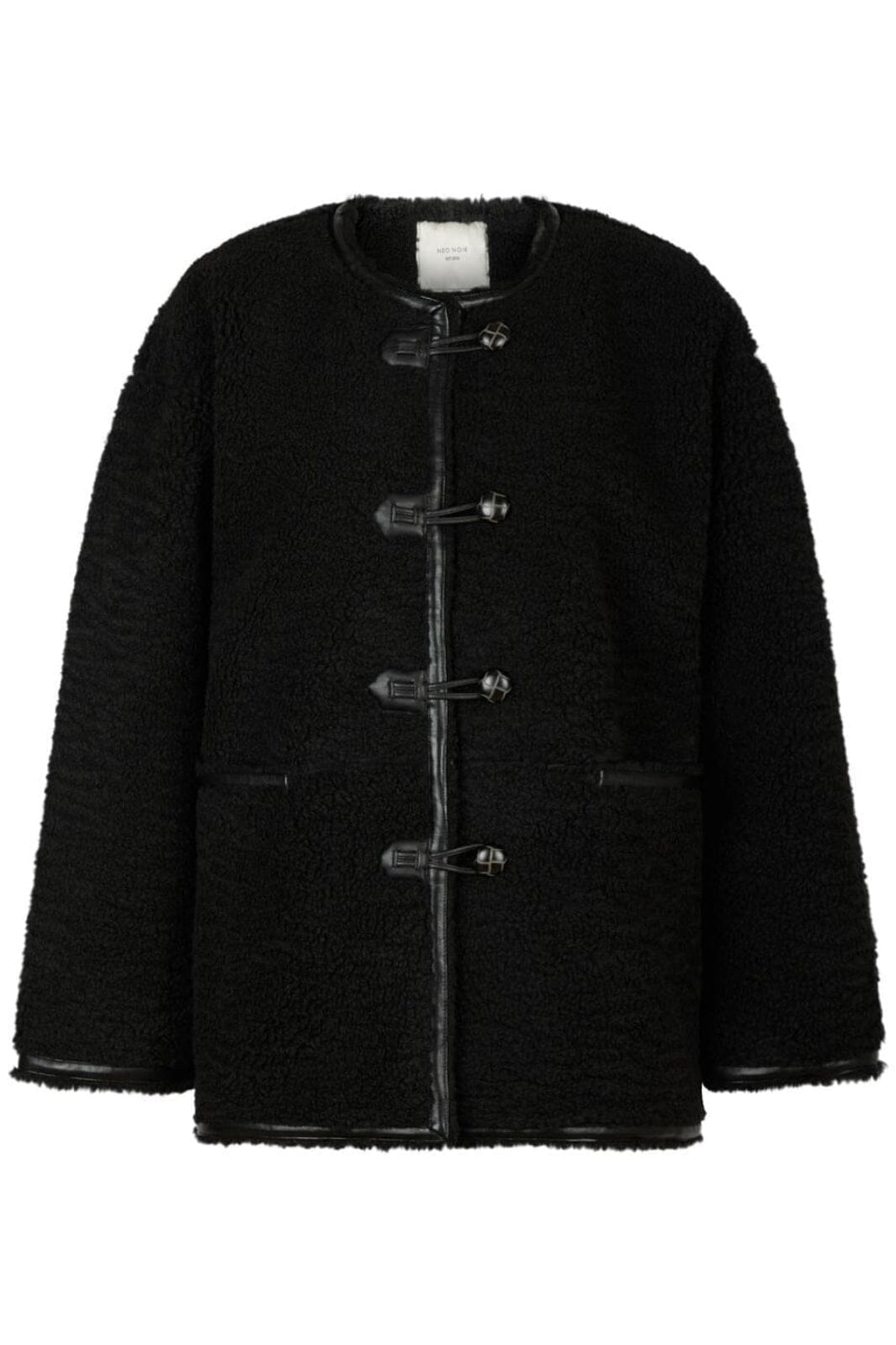 Neo Noir - Fanny Teddy Jacket 162042 - Black Online nu
