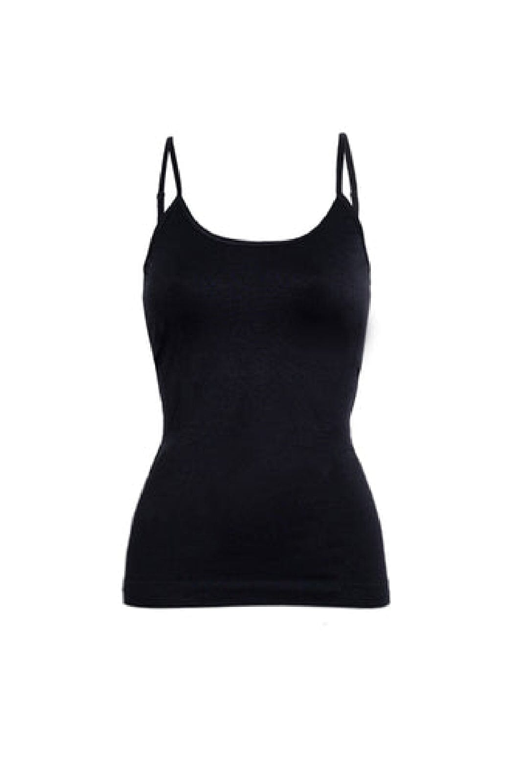 Soft basic - Soffi Top narrow strap 2 pak - black