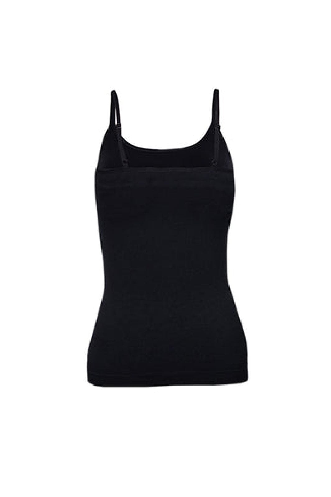 Soft basic - Soffi Top narrow strap 2 pak - black