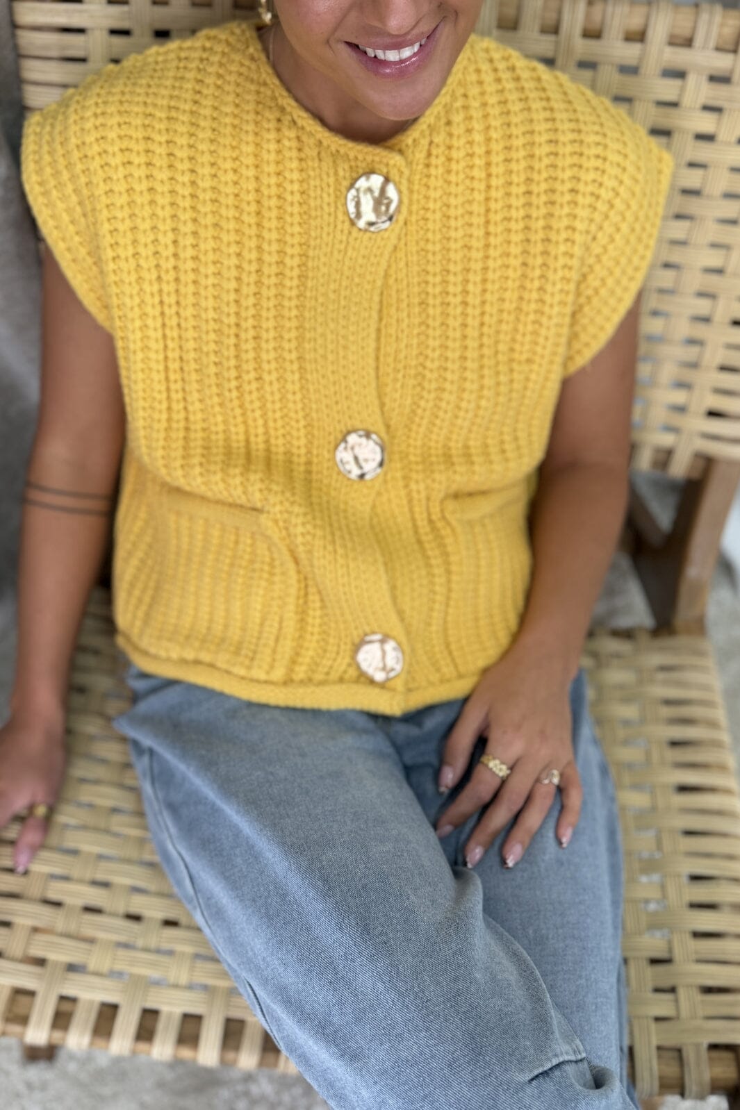A-bee - Mie Vest - Yellow