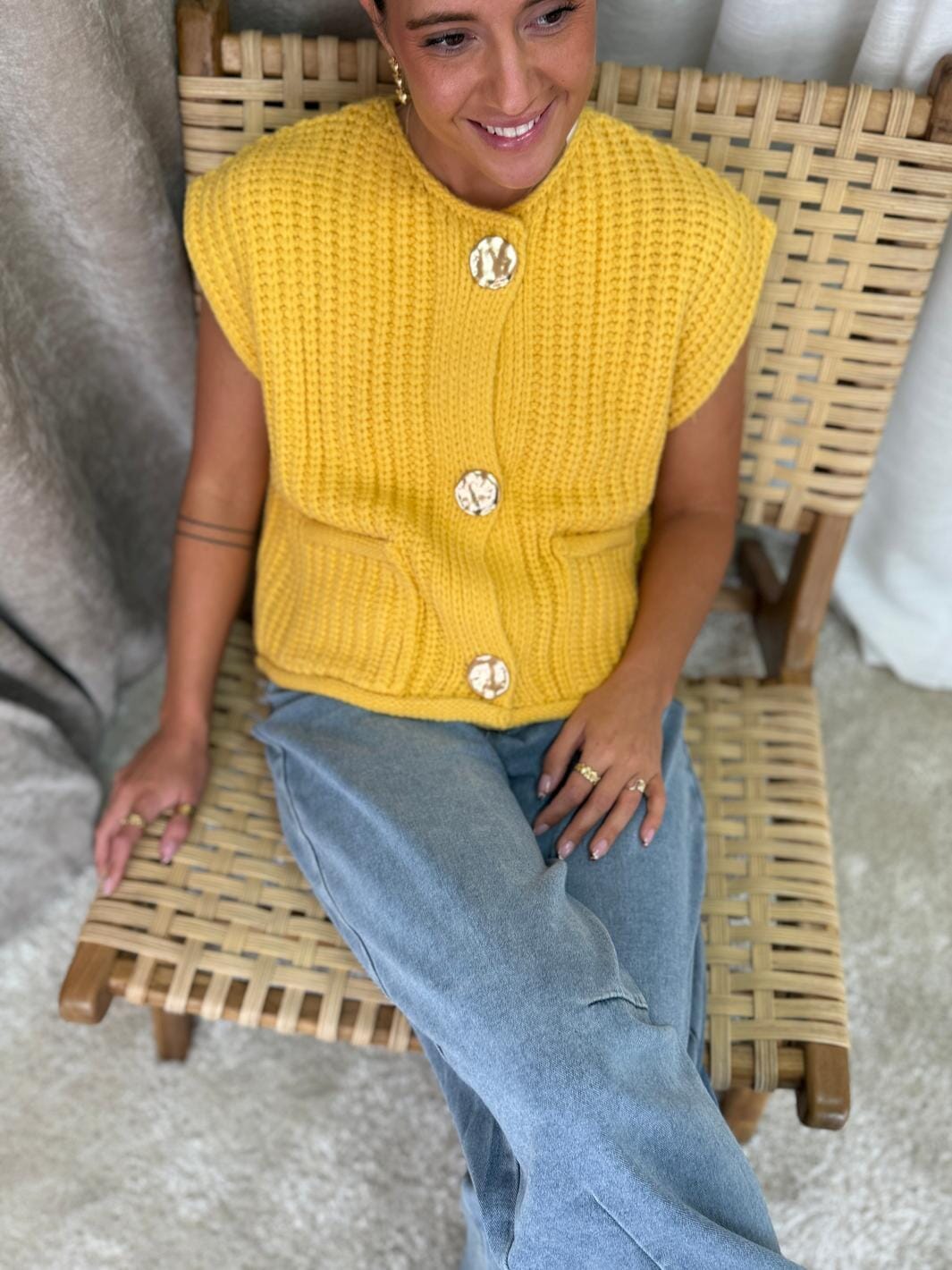 A-bee - Mie Vest - Yellow