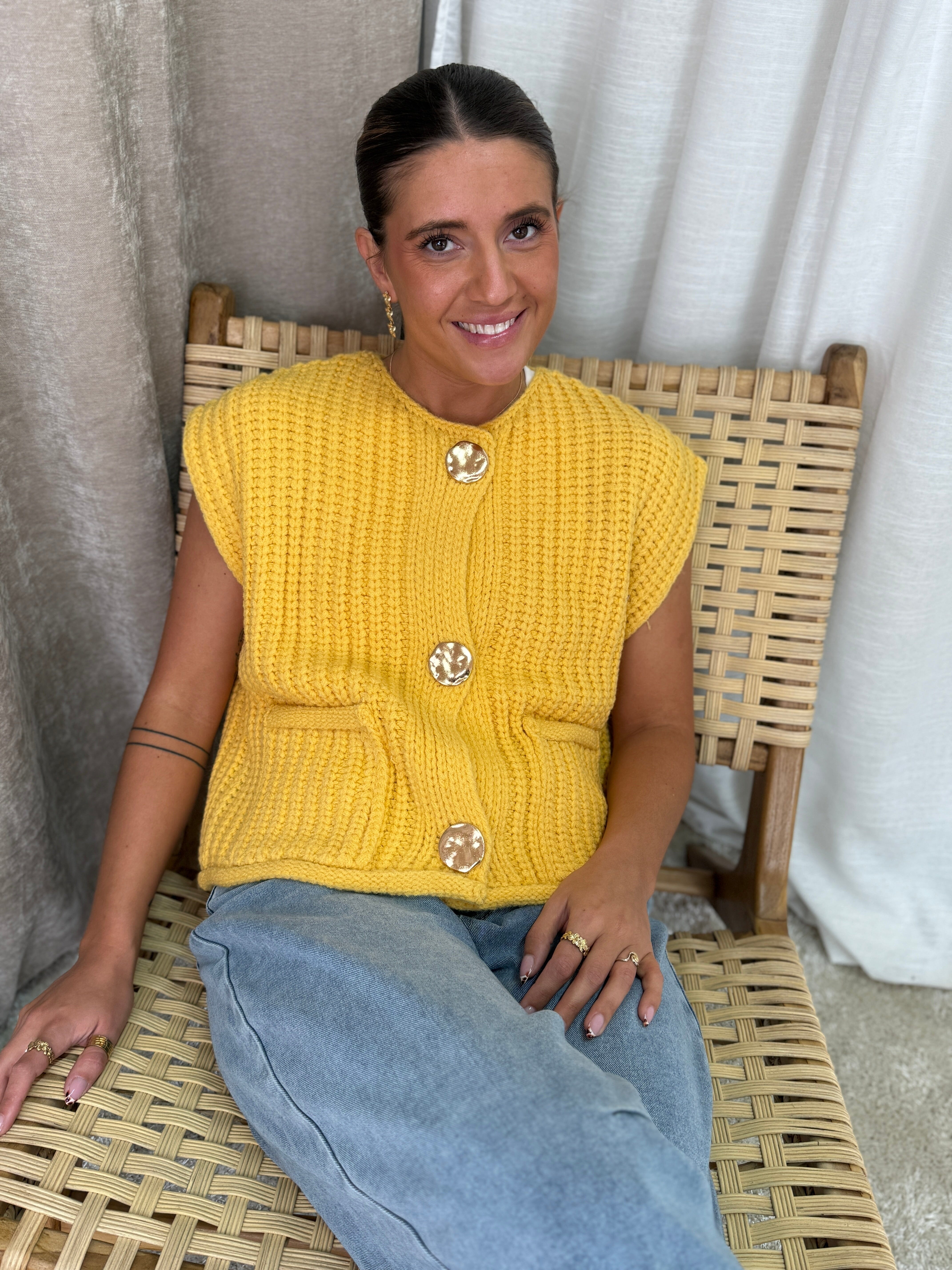 A-bee - Mie Vest - Yellow