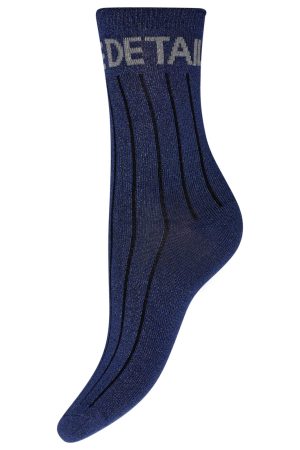 Hype The Detail - Socks W/Lurex - 5603 Navy
