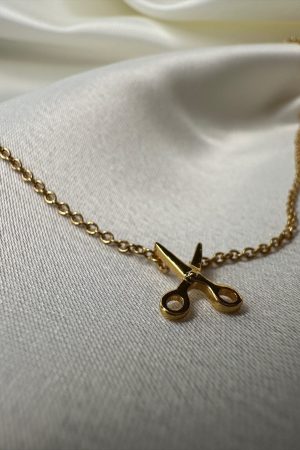 Mellow Moon - Happy Scissors Necklace - Forgyldt