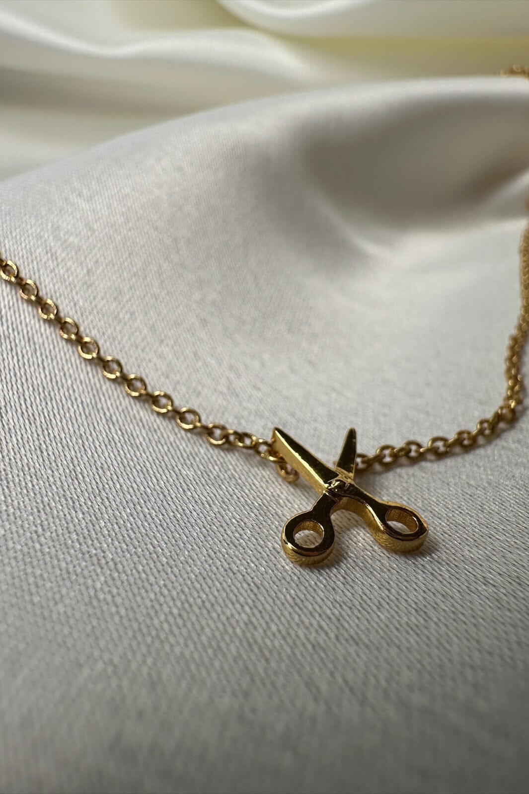Mellow Moon - Happy Scissors Necklace - Forgyldt