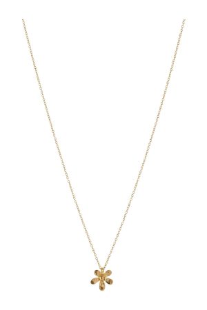 Pernille Corydon Jewellery - Wild Poppy Necklace - Goldenplated