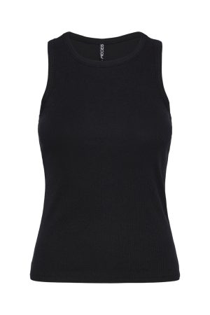 Pieces - Pcruka Boxer Tank Top - Black Online salg