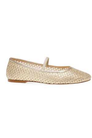 Steve Madden - Majorca Ballerina SM11003686 - GDF Gold Raffia