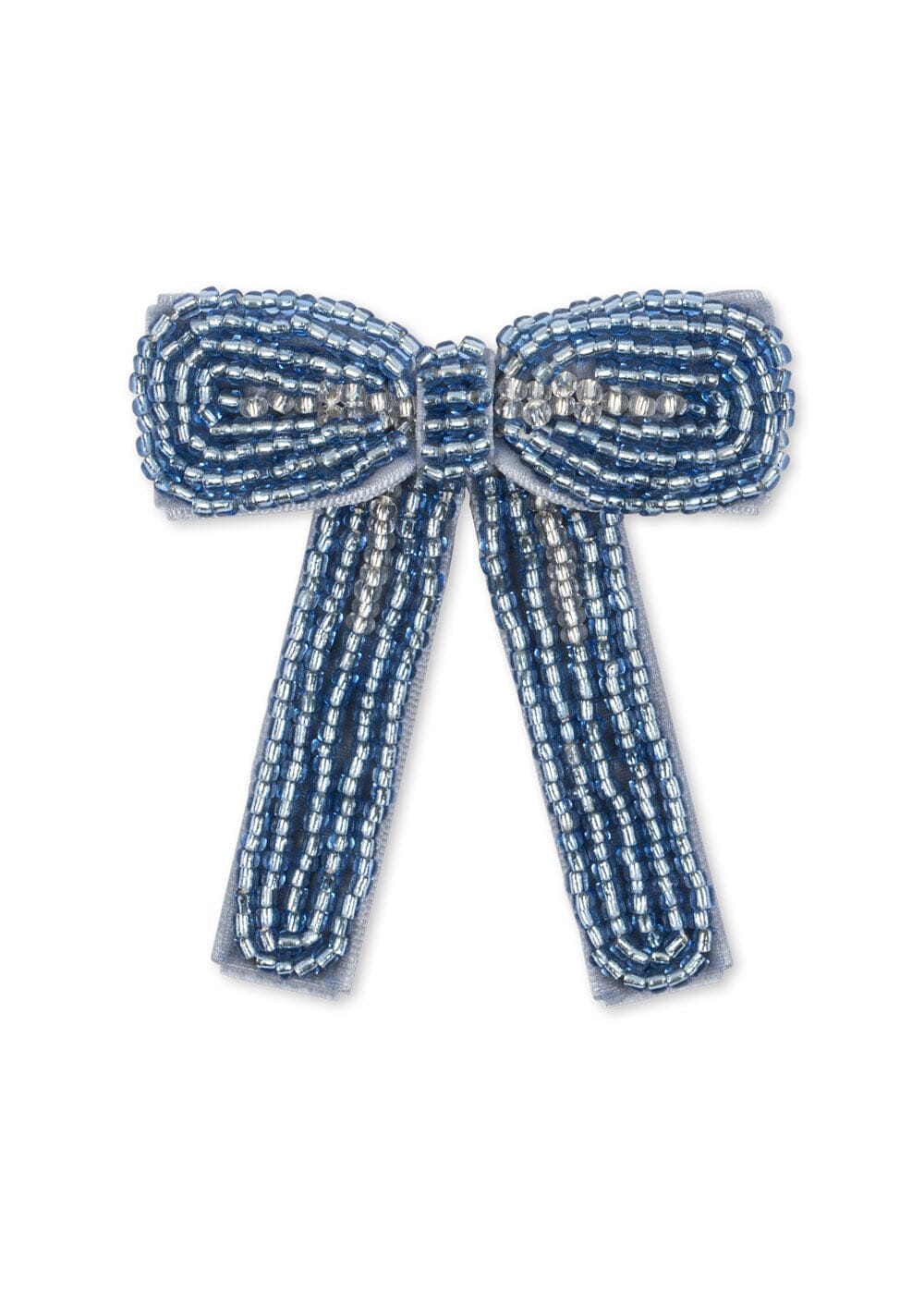 Konges Sløjd - Celebration Pearl Bow Hair Clip Ks103573 - Ashley Blue
