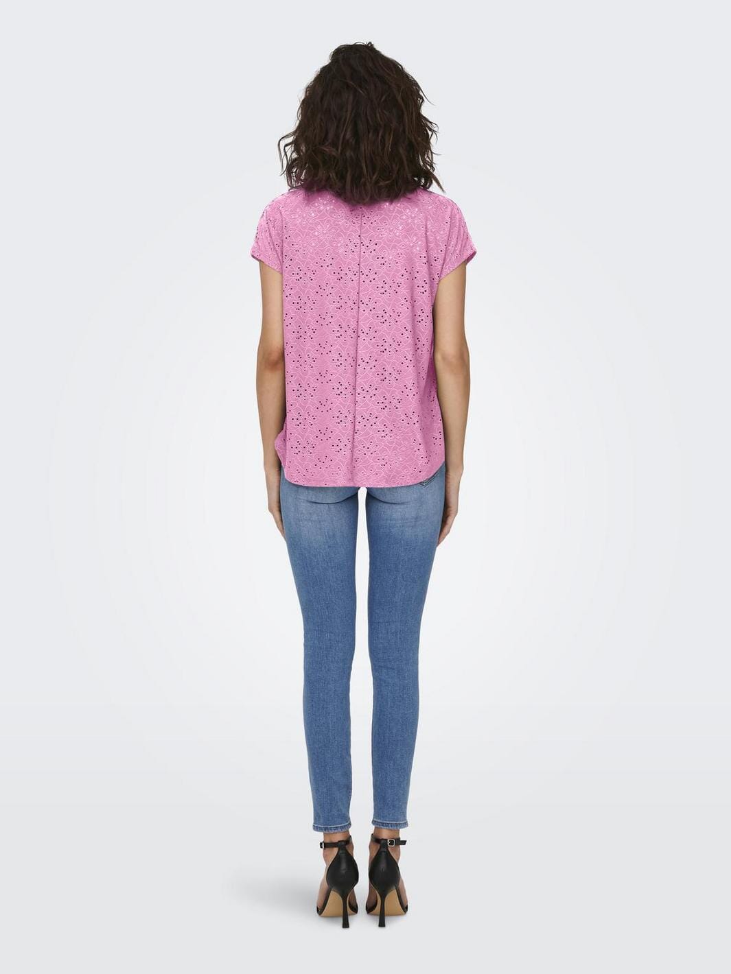 Only - Onlsmilla S/S Top - 4487461 Bonbon Hot på udsalg