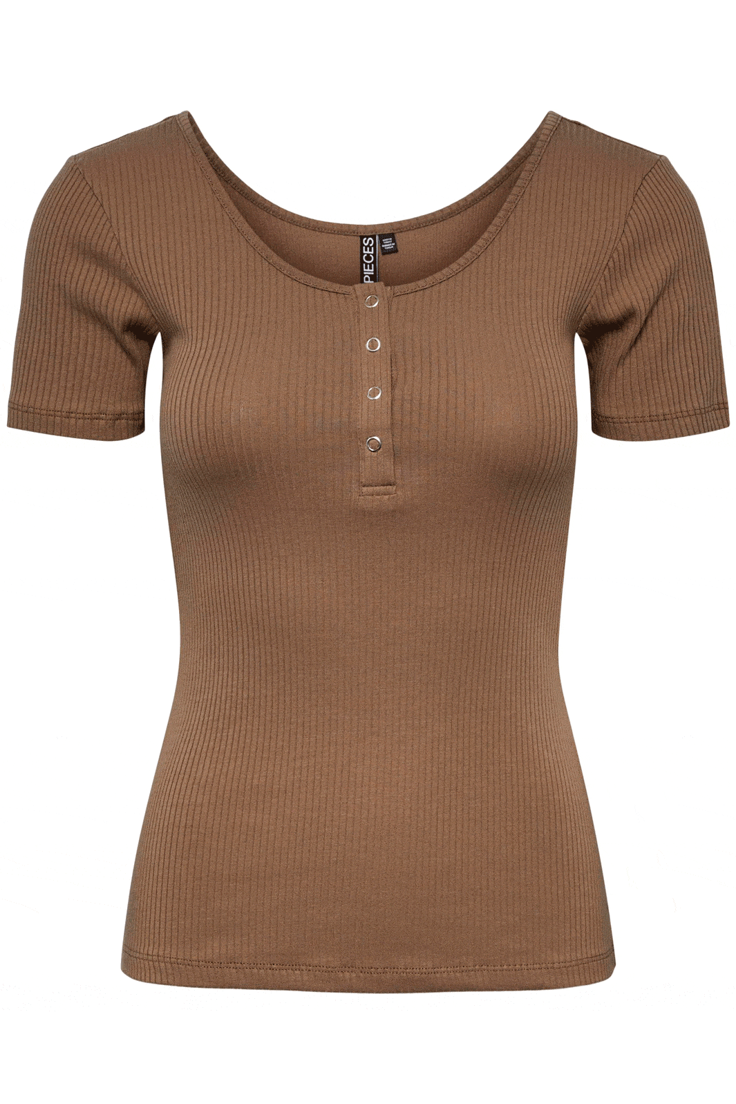 Pieces - Pckitte Ss Top - Fossil