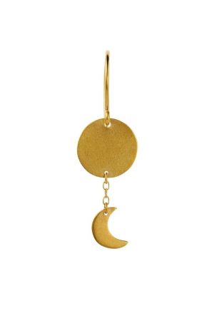 Stine A - Sun And Moon Earring - Single - 1359-02-S Hot på udsalg