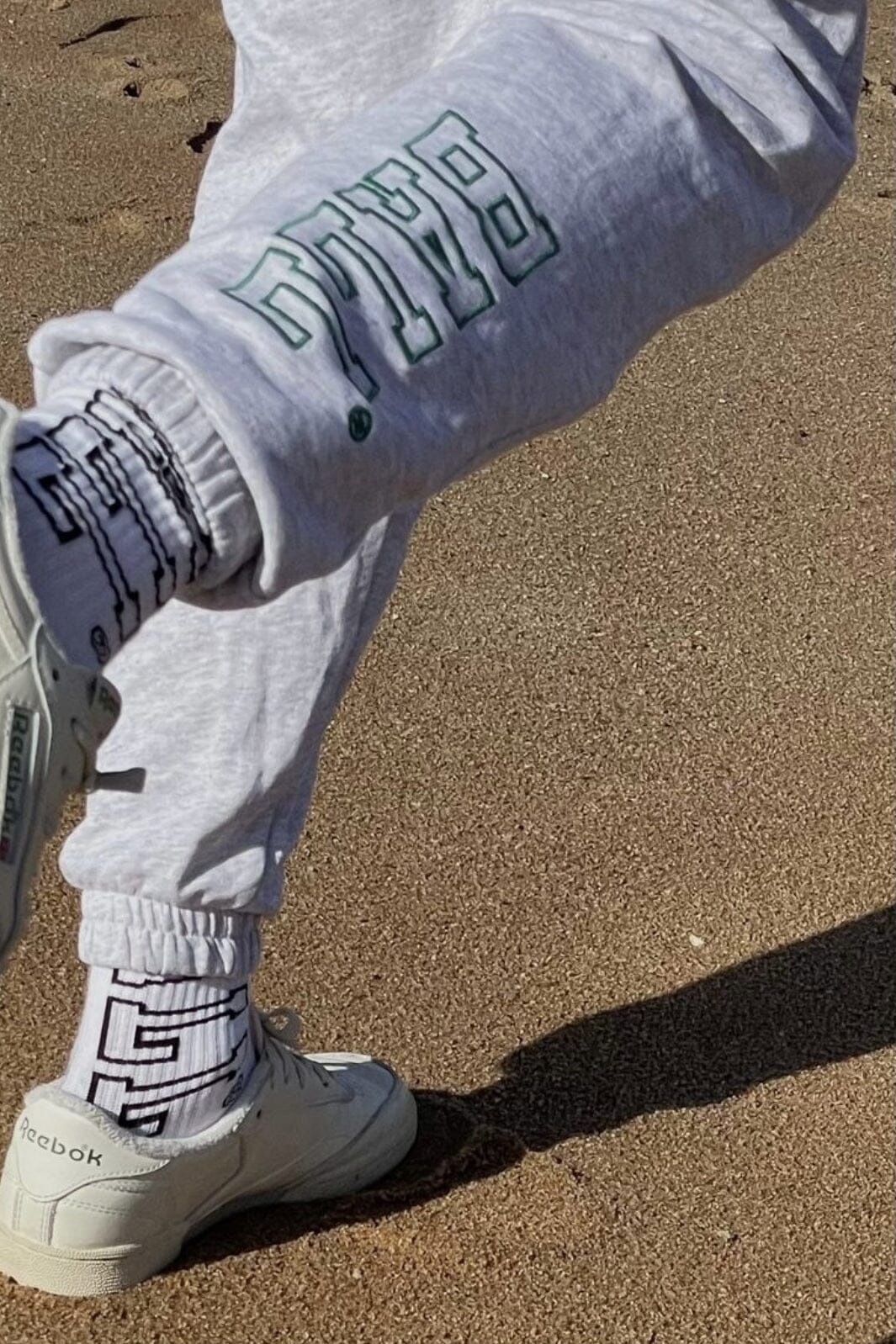 ball-sweatpants-d-johnson-white-melange_2.jpg Ball - Sweatpants D. Johnson - White Melange