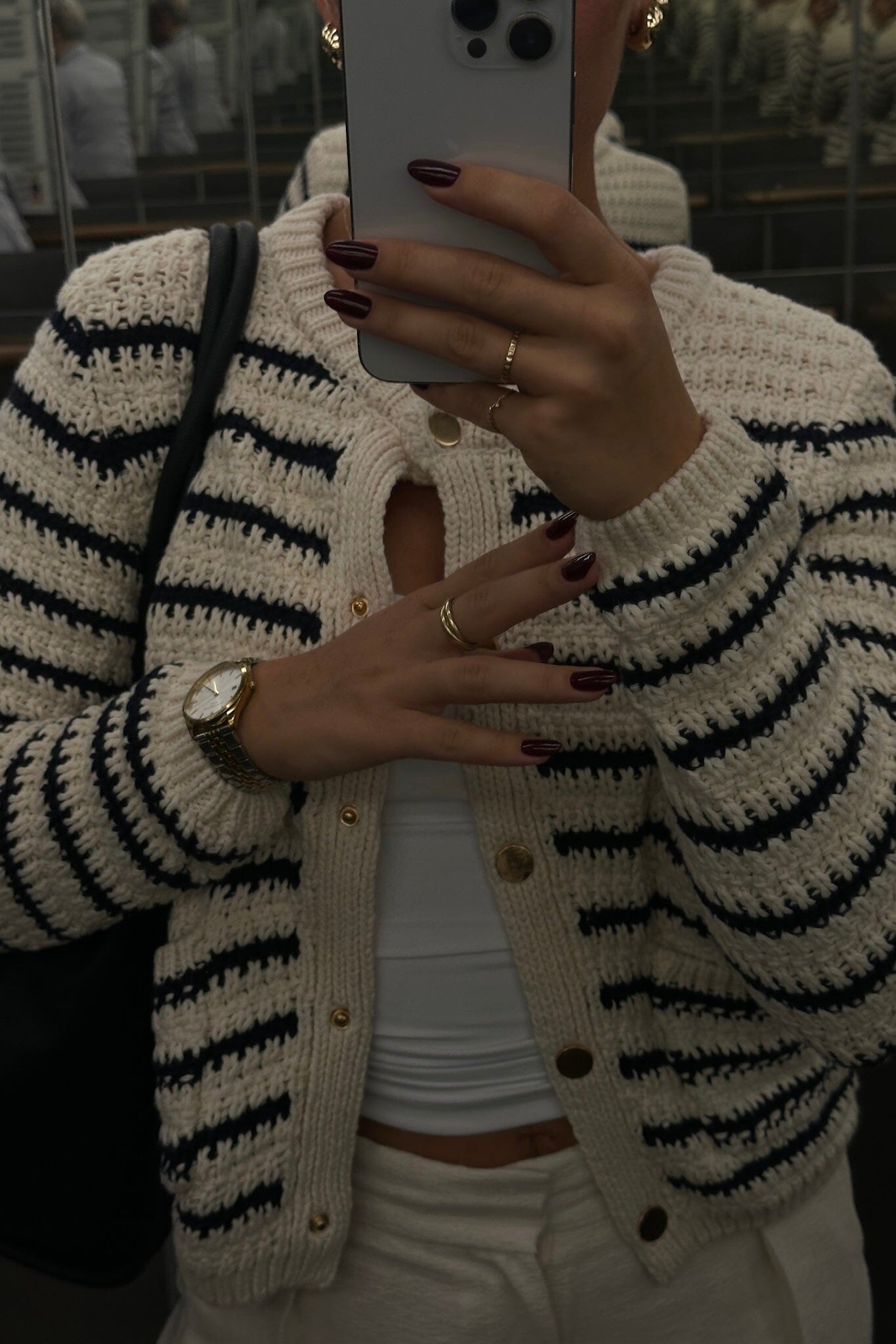 Neo Noir - Paula Knit Cardigan - Navy