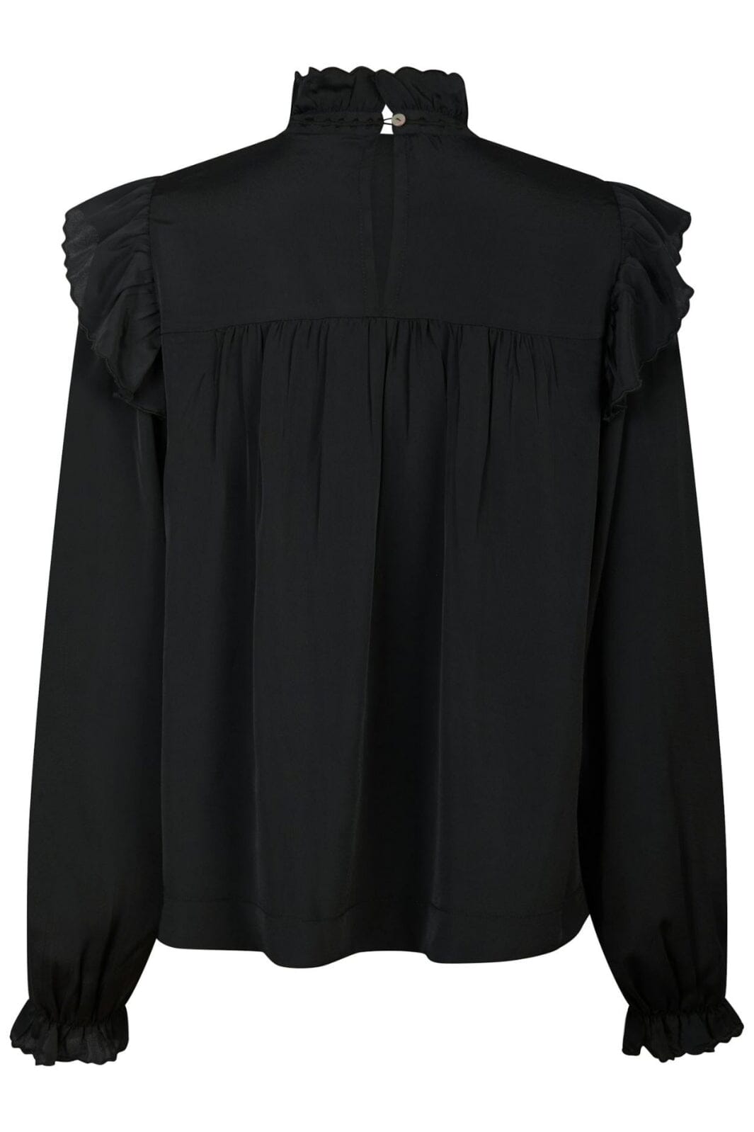 Neo Noir - Percy Soft Satin Blouse 163893 - Black Levere