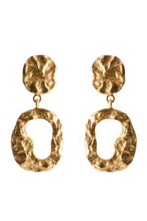 Pernille Corydon Jewellery - Cloud Earrings - Golden