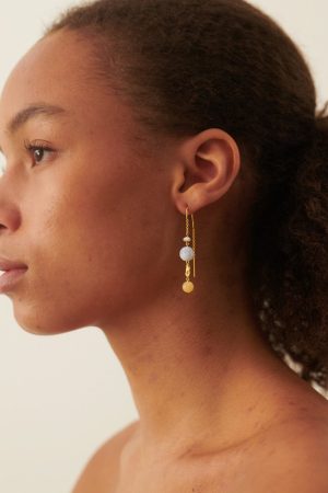 Pernille Corydon Jewellery - Summer Surprise Earrings - Golden Plated