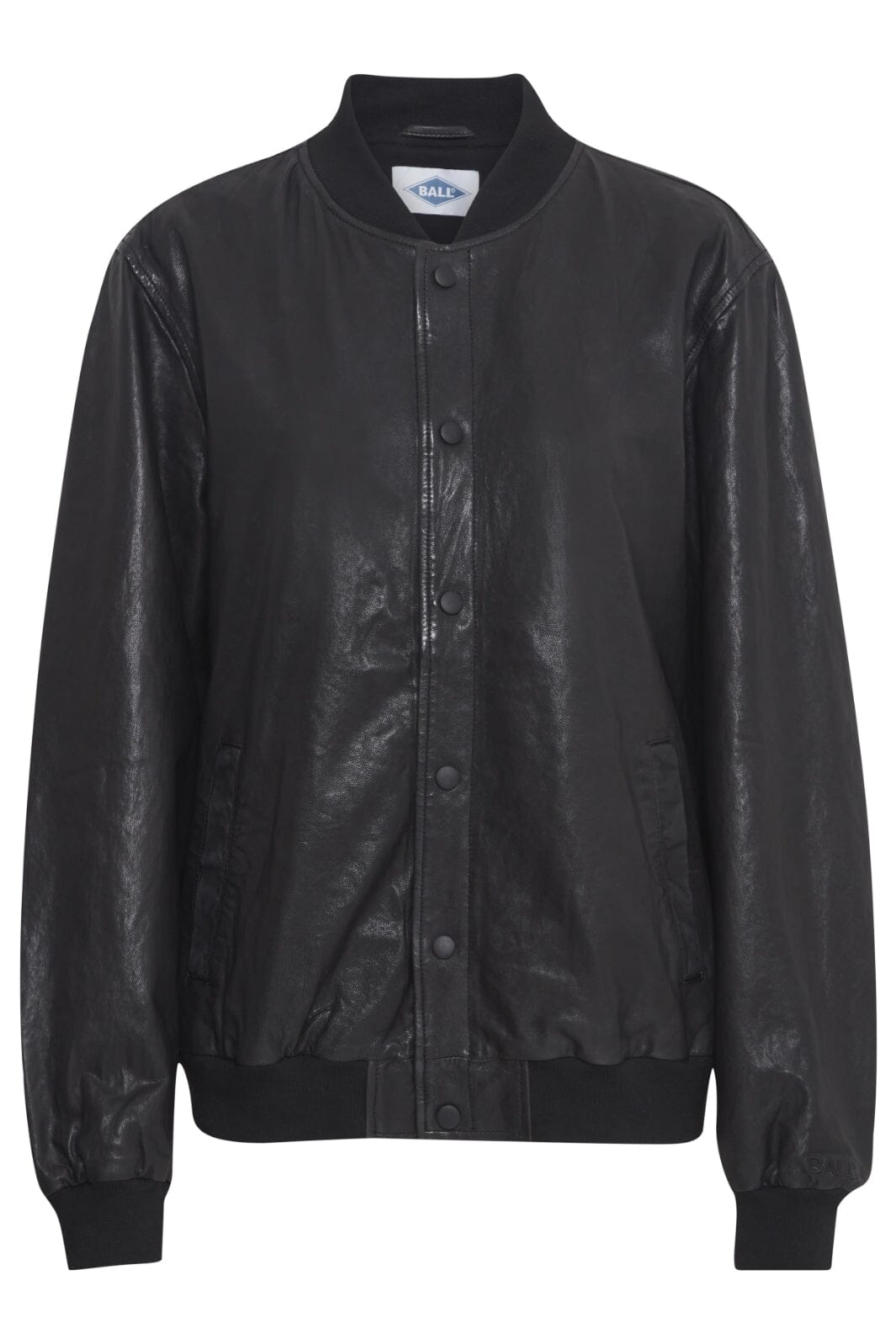 Ball - T. Nash Leather Bomber - 193911 Black