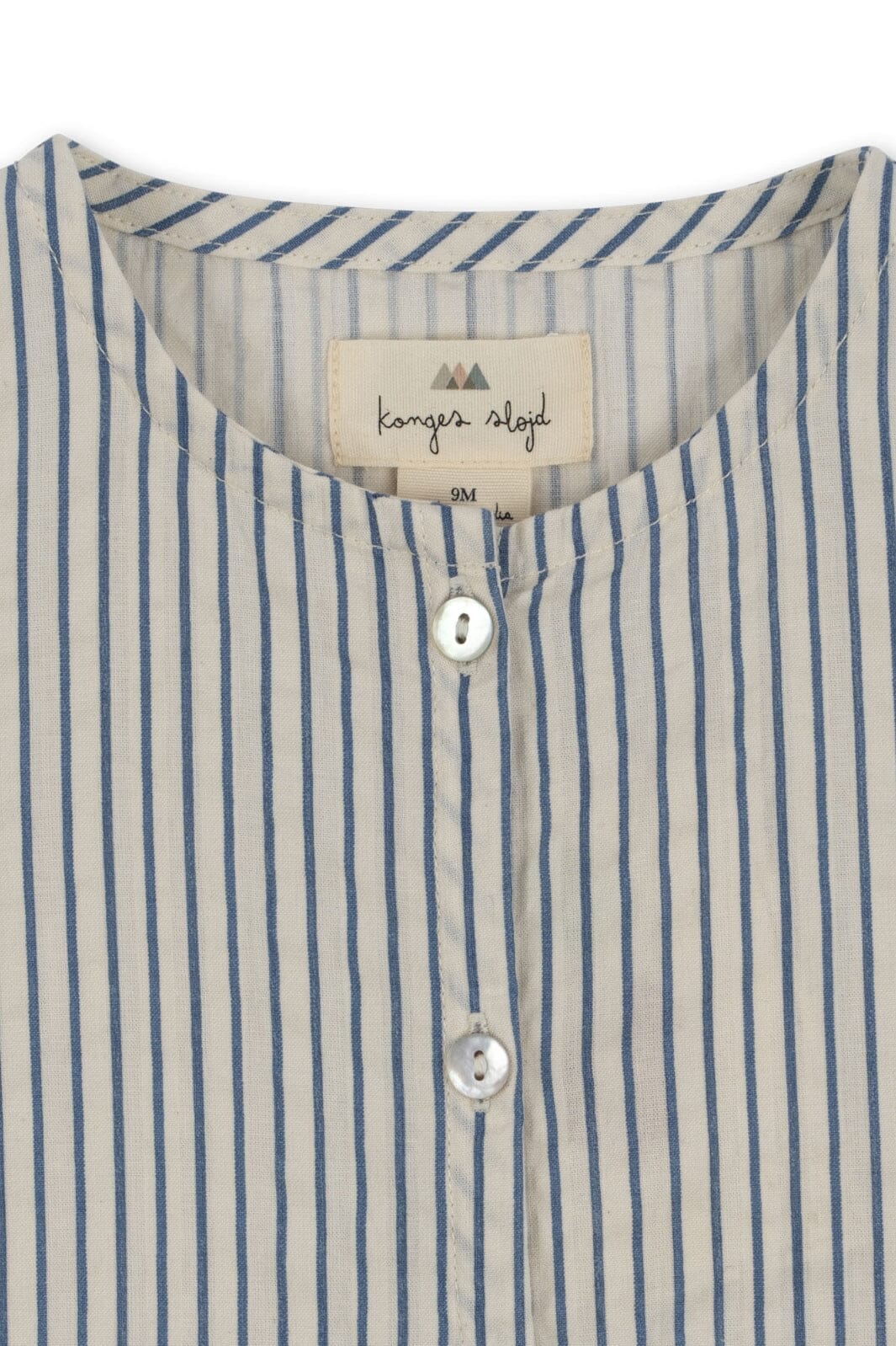 Konges Sløjd - Ace Romper Gots - Stripe Bluie på udsalg