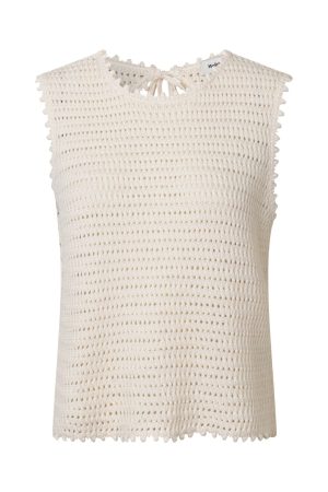 Modström - Miemd Top - 4 Soft White Online Hot Salg