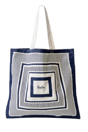 Forudbestilling - Lala Berlin - Tote Maja 10010374 - Heritage Stripe Navy