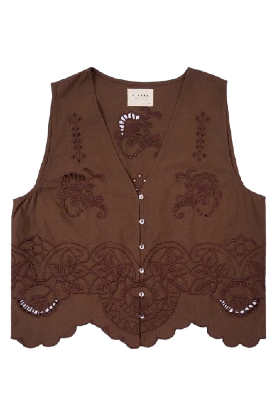 Forudbestilling - Sissel Edelbo - Celestine Top SE 1606 - Soft Brown Udsalg