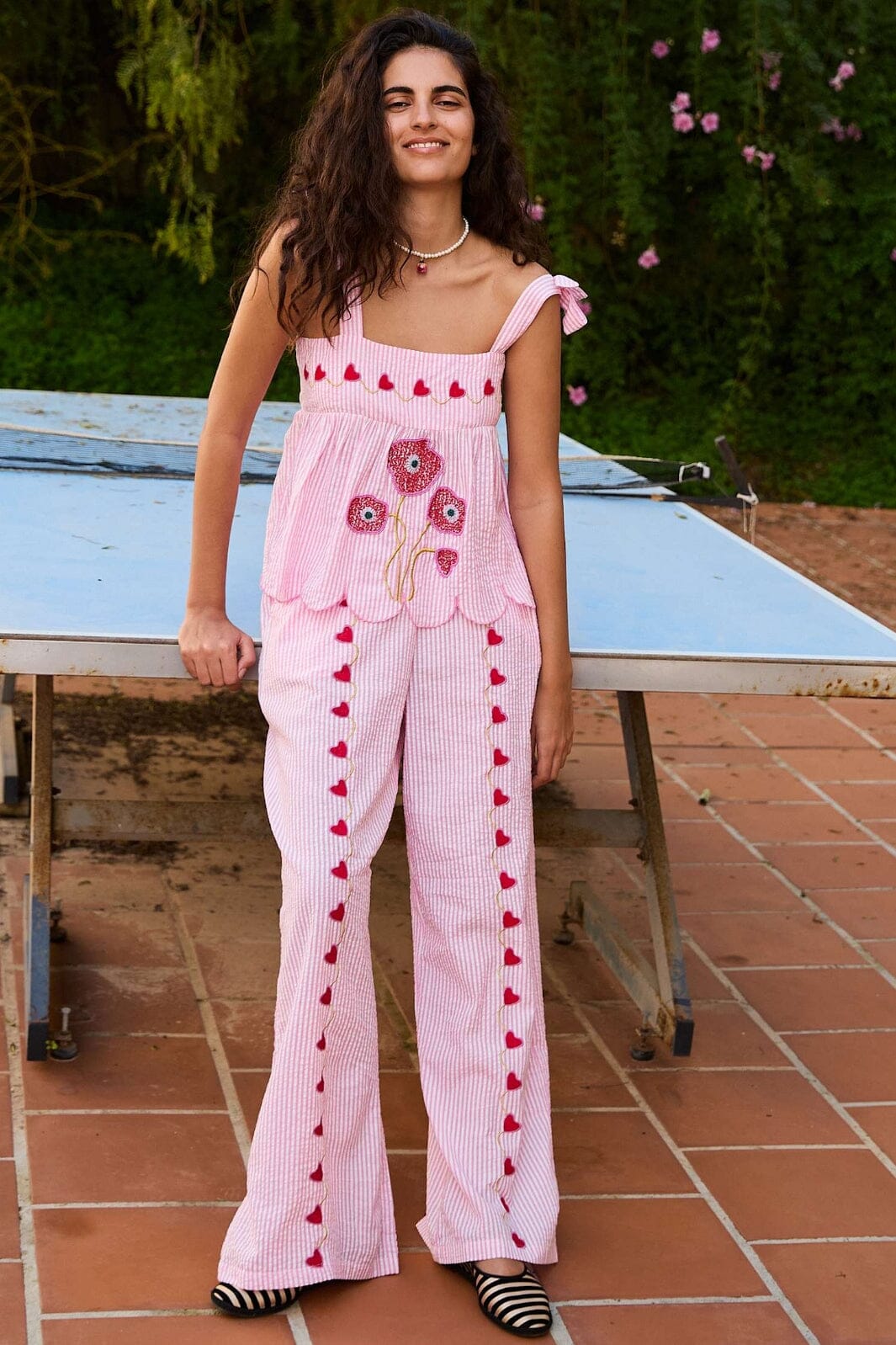 Forudbestilling - Sissel Edelbo - Wenke Top SE 1645 - Pink Stripes
