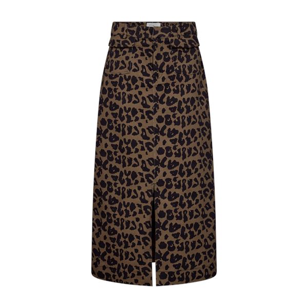Copenhagen Muse - Cmleora-Skirt 204020 - Kangaroo w. Black Rabat