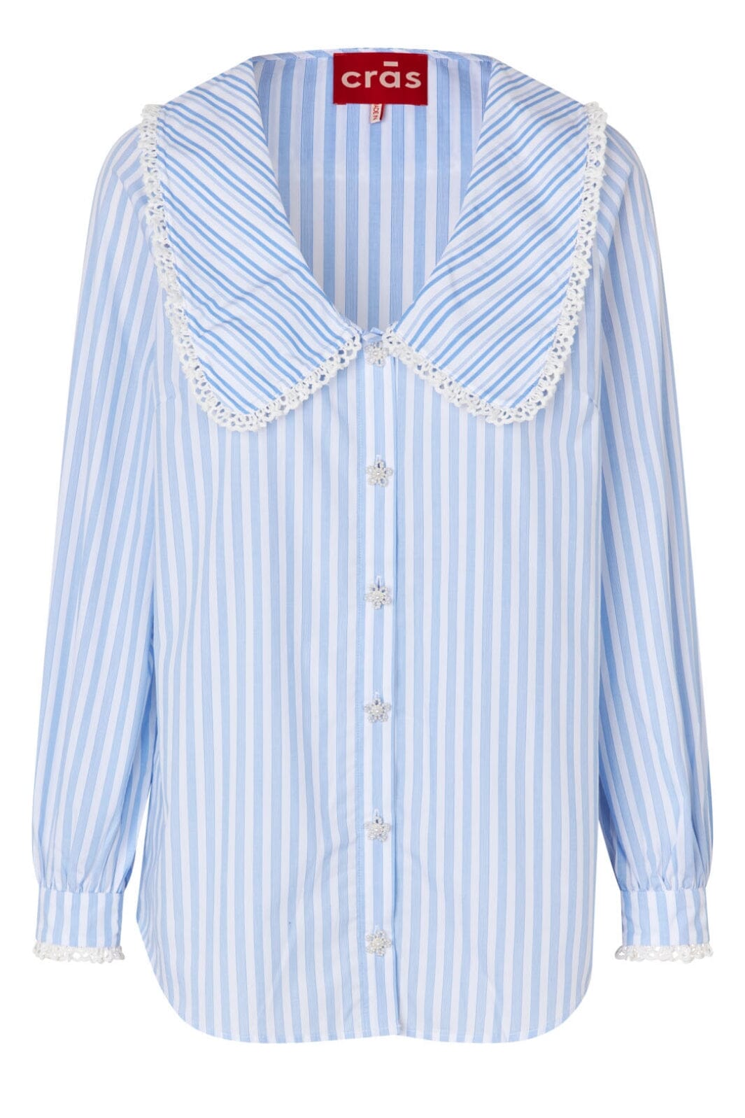 Cras - Sarah Shirt - 7021 7021 Blue Stripe