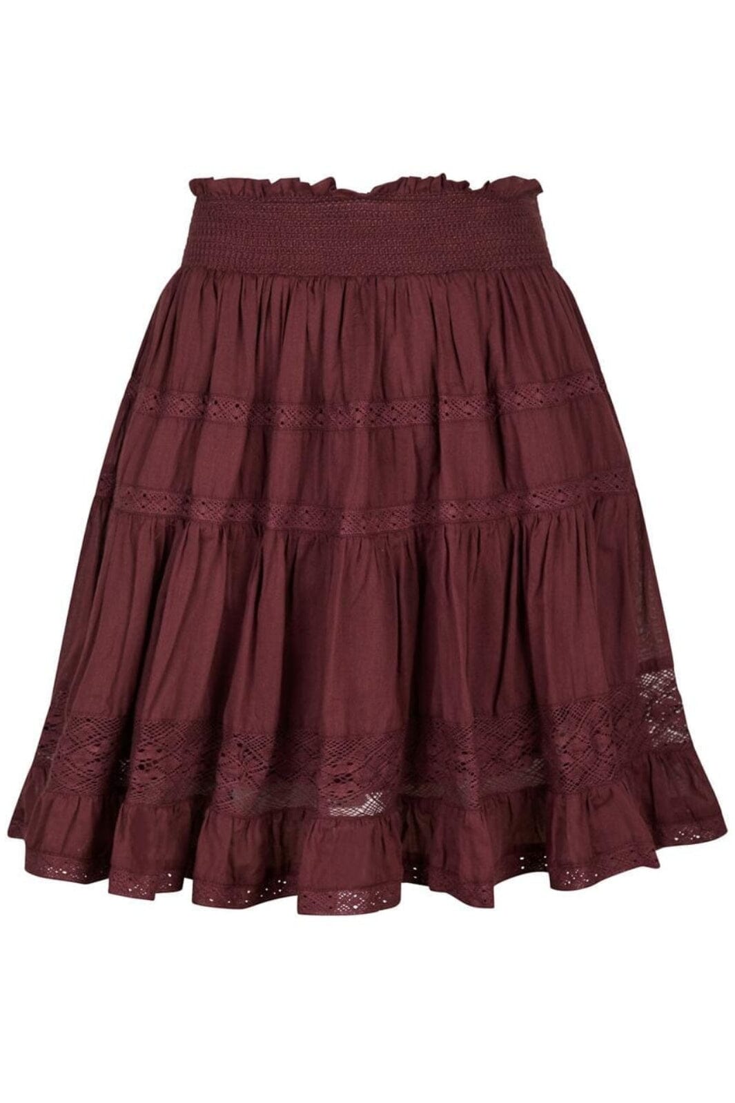 Neo Noir - Callia S Voile Skirt 164676 - 174 - Burgundy