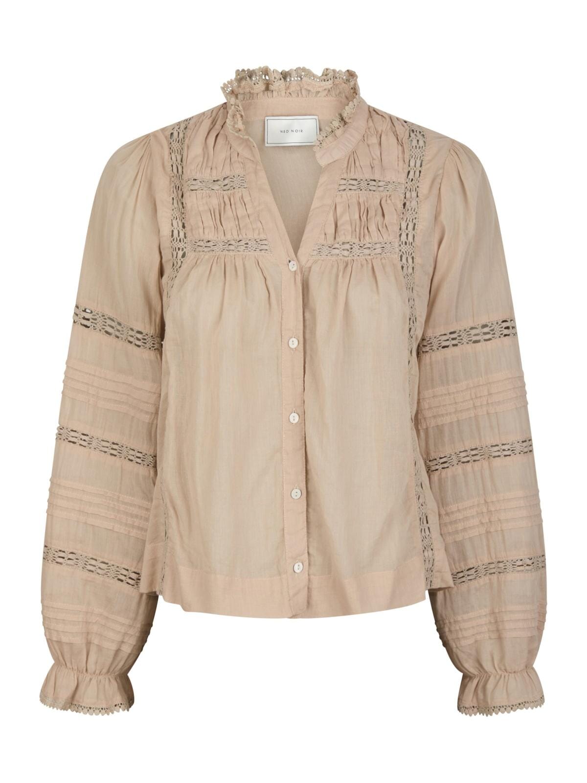 neo-noir-lyla-s-voile-blouse-164774-991-toffee_2.jpg Neo Noir - Lyla S Voile Blouse 164774 - 991 - Toffee