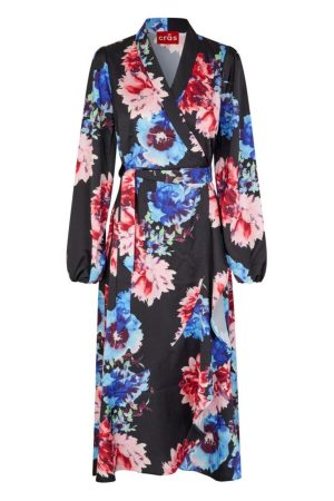 Cras - Lara Dress - 8037 8037 Black Blossom