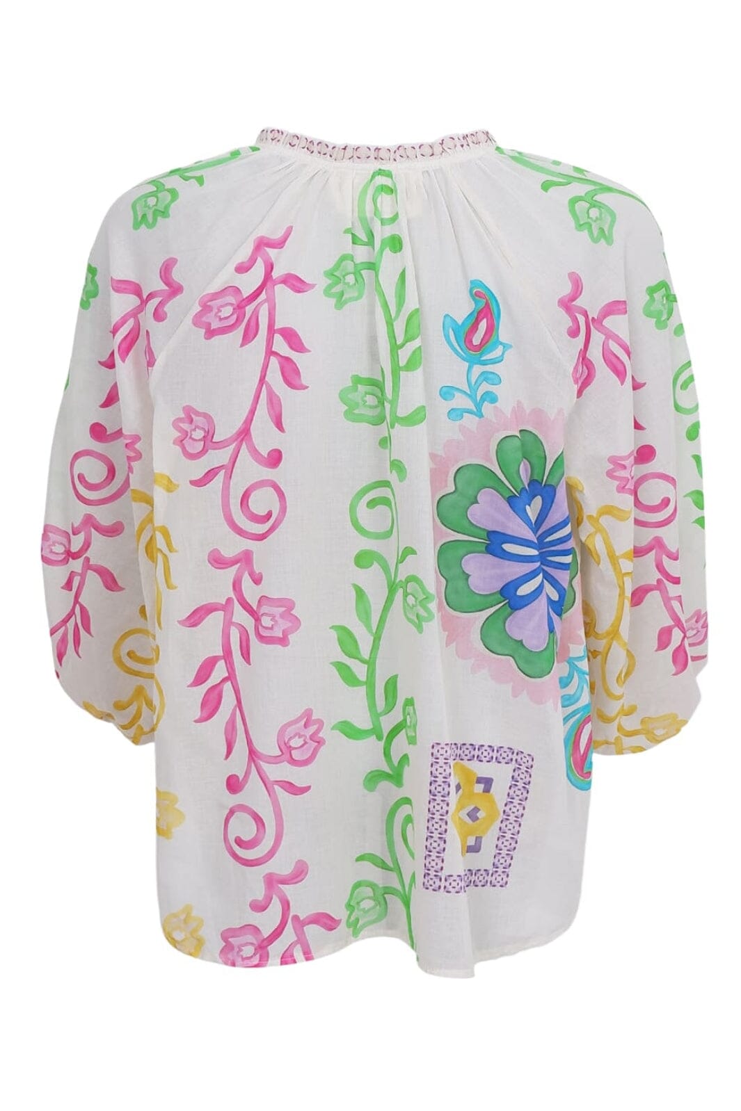 Forudbestilling - Black Colour - Bcsun Blouse 40898 - White Flower