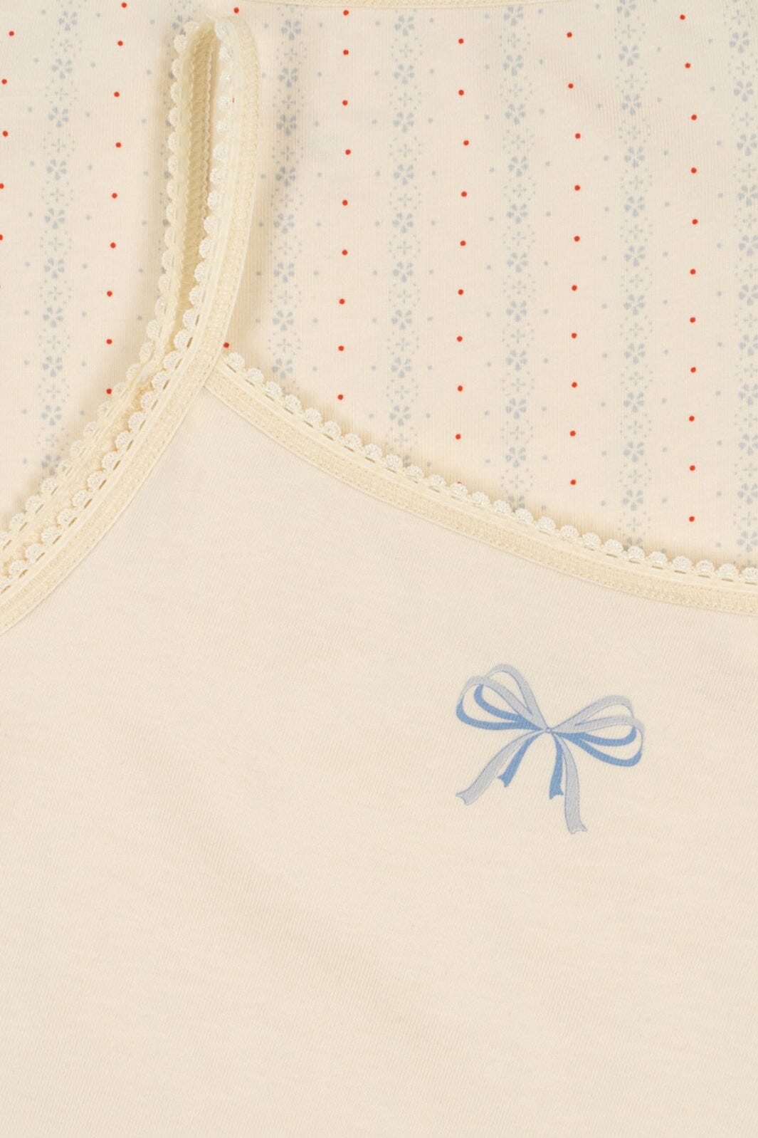 Konges Sløjd - Basic 2 Pack Strap Top Gots Ks102256 - Fete De Fleur/seedpearl
