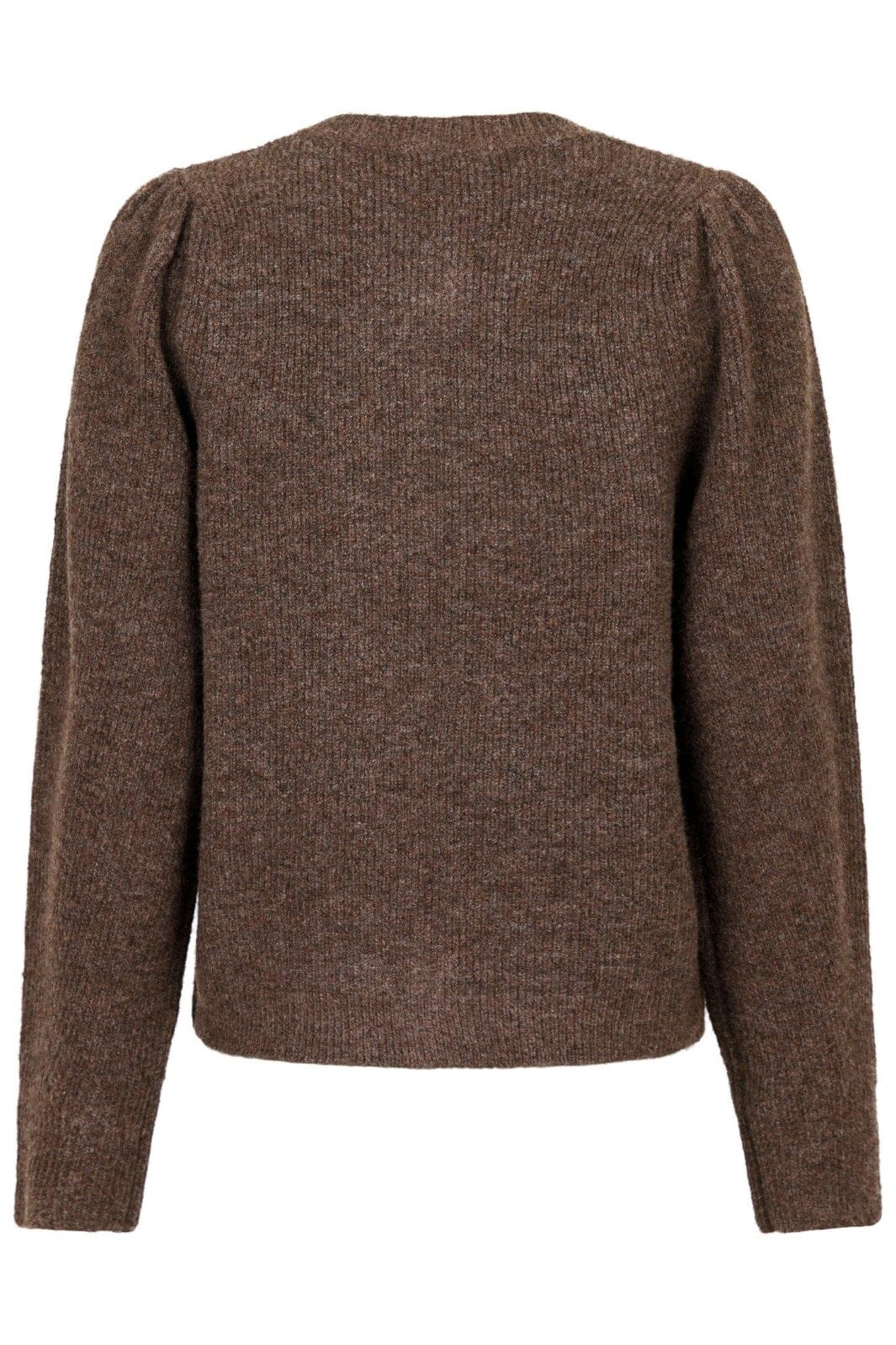 Neo Noir - Nuna Knit Cardigan - Brown Melange