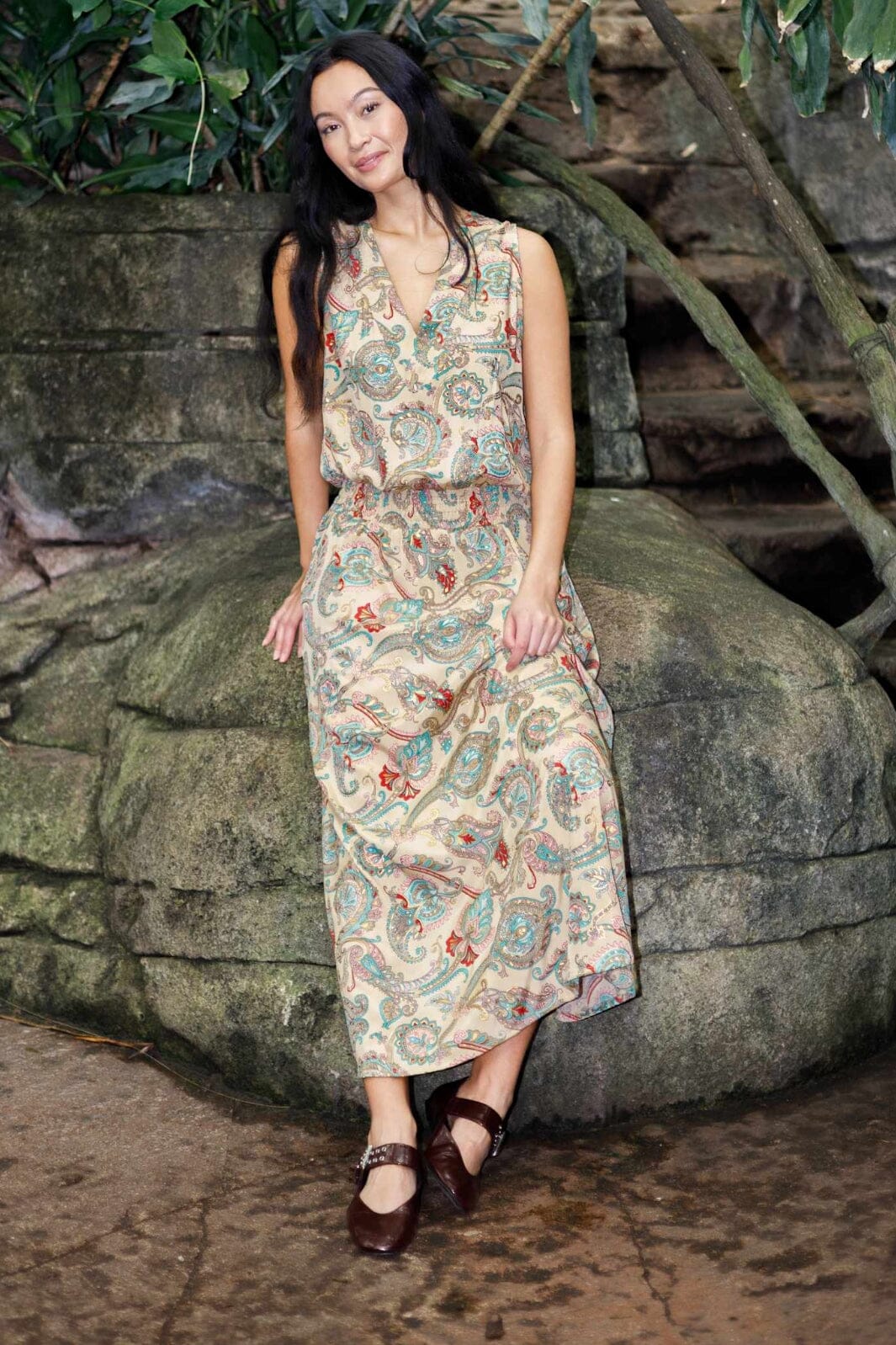 Black Colour - Bcluna Sleeveless Dress 39184 - Safari Passion Online salg