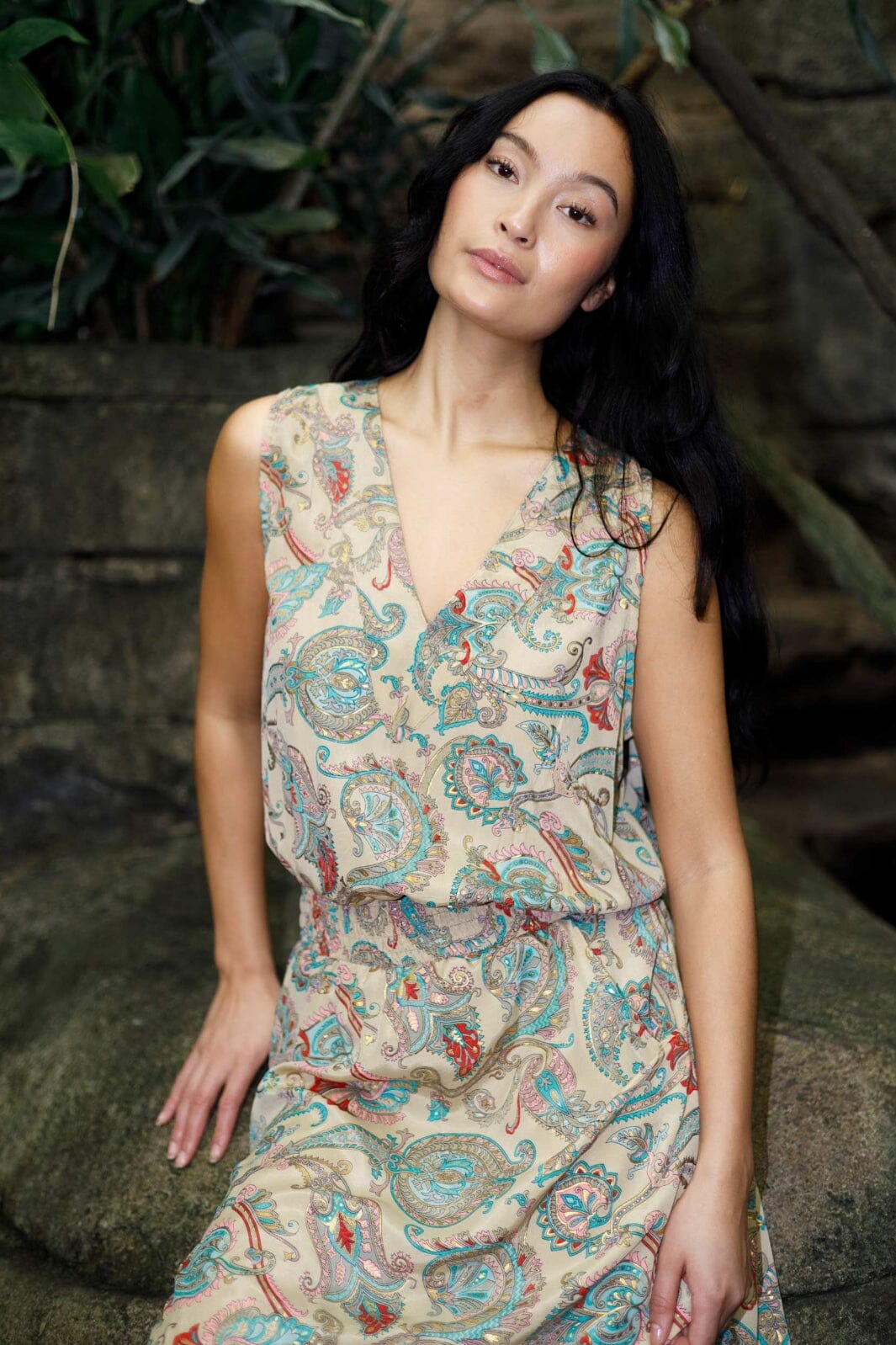 Black Colour - Bcluna Sleeveless Dress 39184 - Safari Passion Online salg