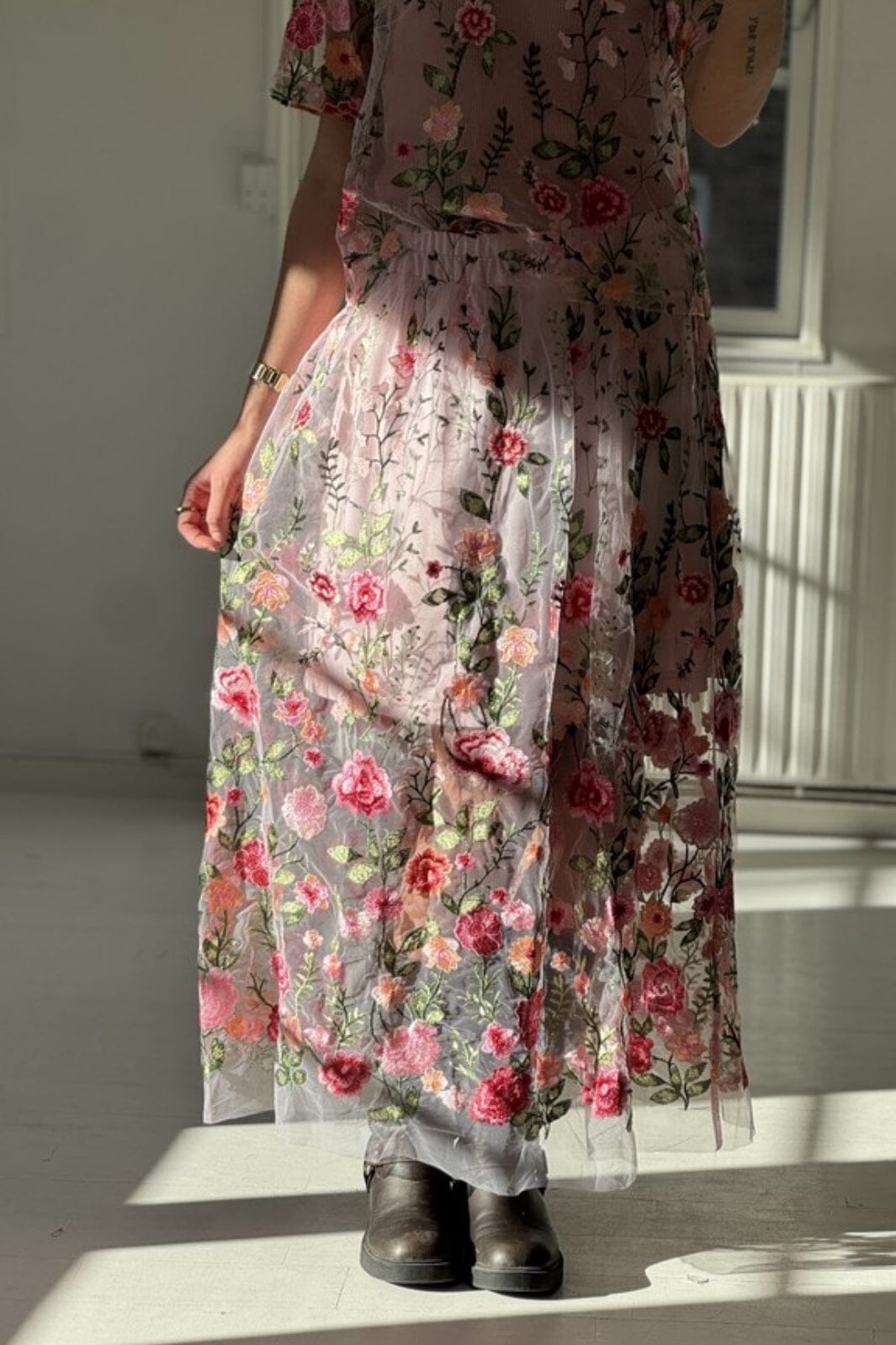 Forudbestilling - A-View - Fuschia Skirt AV4624 - 258 - Rose/Pink