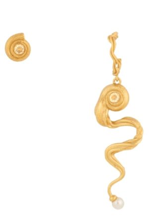 House Of Vincent - Tale Of Palaemon Earrings - Gilded