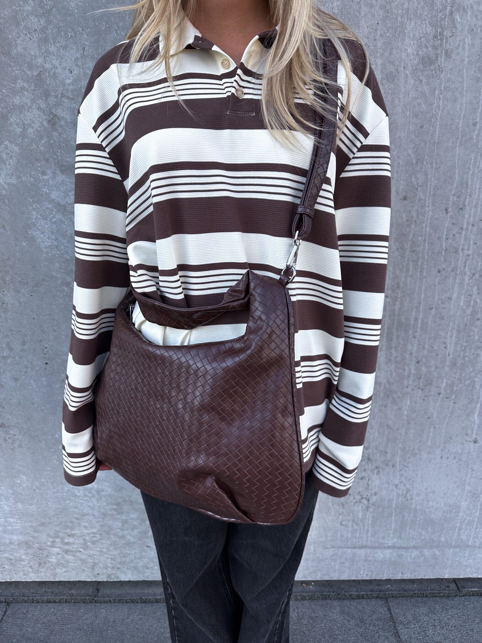 Noella - Peony Hobo Bag 1040001 - 548 Dark Brown Rabat