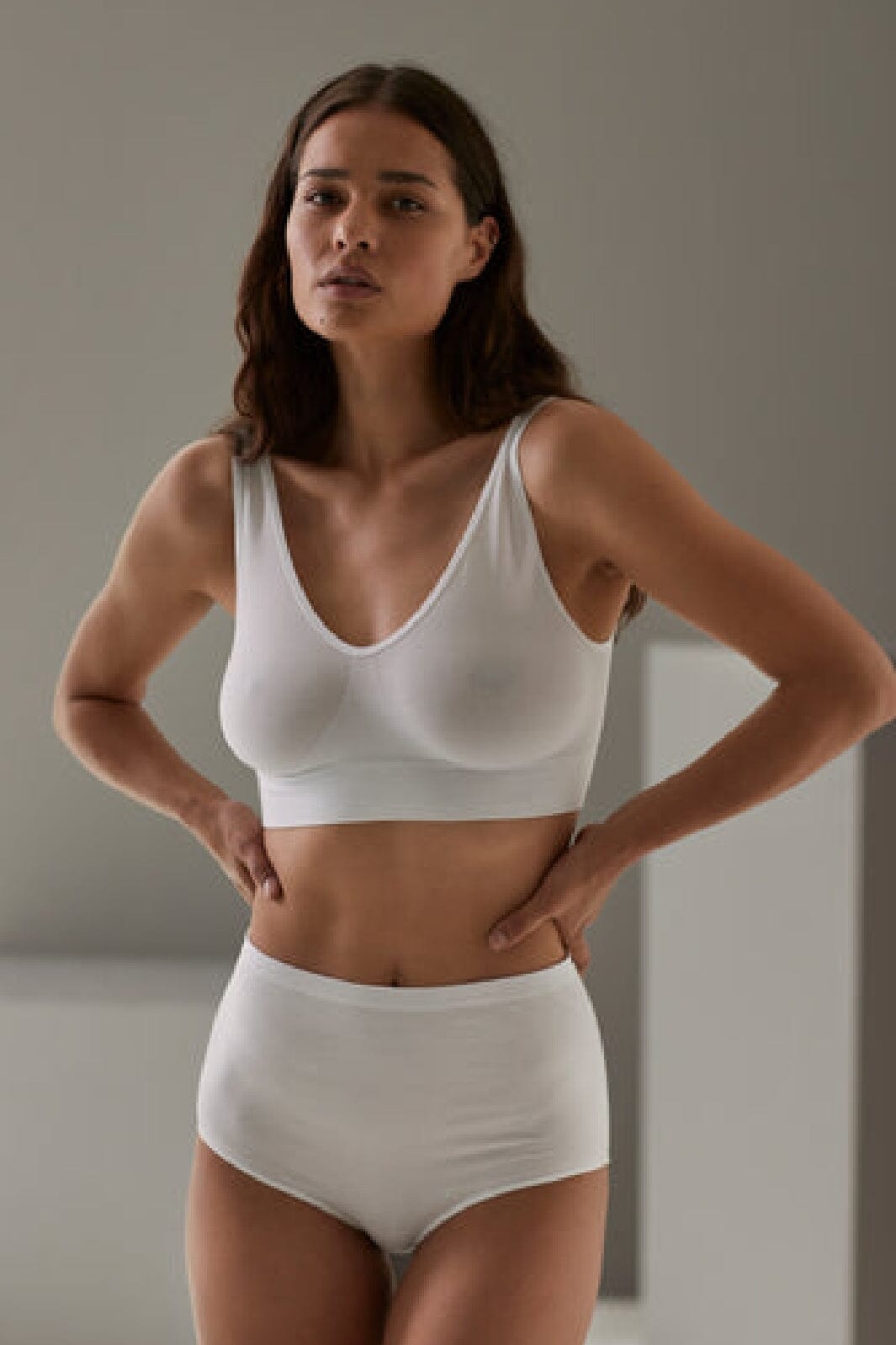 Soft basic - Haily High brief 2 pak - white