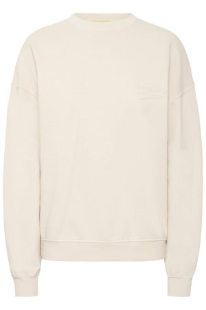 The Jogg Concept - Jcrubi Logo Sweatshirt - 130905 Birch på udsalg