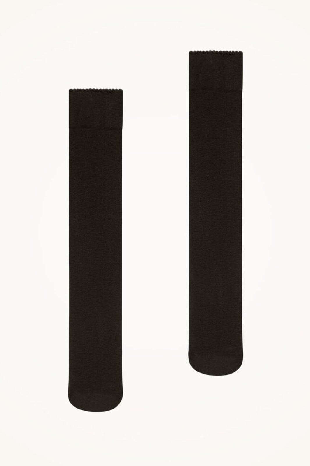 Wolford - Velvet De Luxe 50 Knee-highs - 7212 Nearly Black