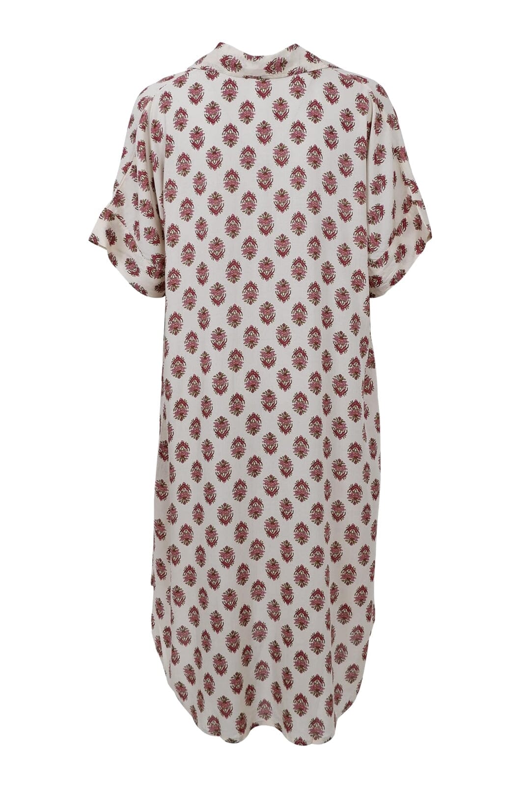 Forudbestilling - Black Colour - Bcstella S/S Kaftan Tunic Dress 39603 - Noble Rose