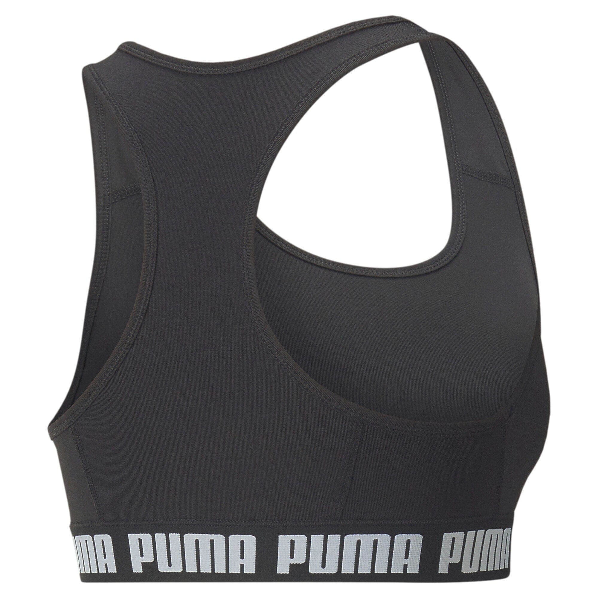 Puma - Mid Impact Puma Strong Bra - Black 1
