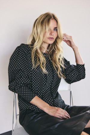Co´couture - Davinacc Dot Shirt 35715 - 96 Black
